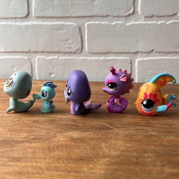 LPS littlest pet shop LOT aquatic creatures 5 pcs. - Picture 2 of 7